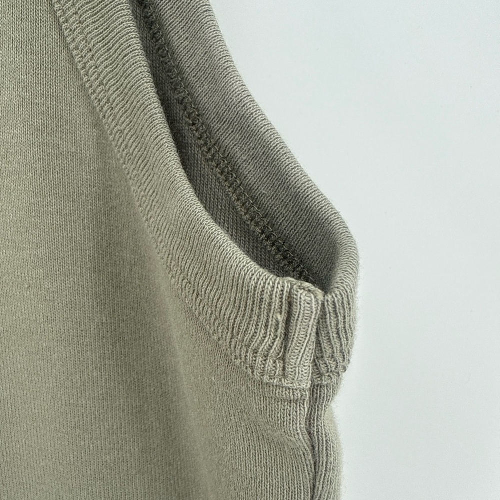 Michael Stars Olive Ribbed Henley Tank - Picture 6 of 7